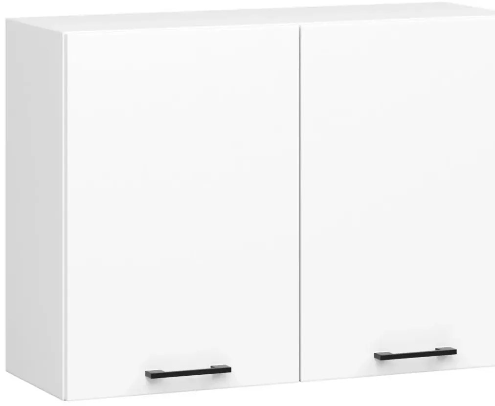Biała górna szafka kuchenna 80 cm N7-D98