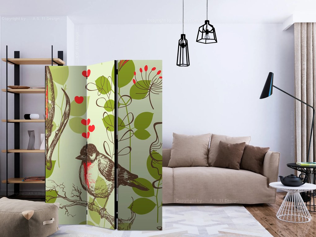 Parawan akustyczny Dla dzieci 135x172 cm 3-częściowy żółty ARTGEIST B