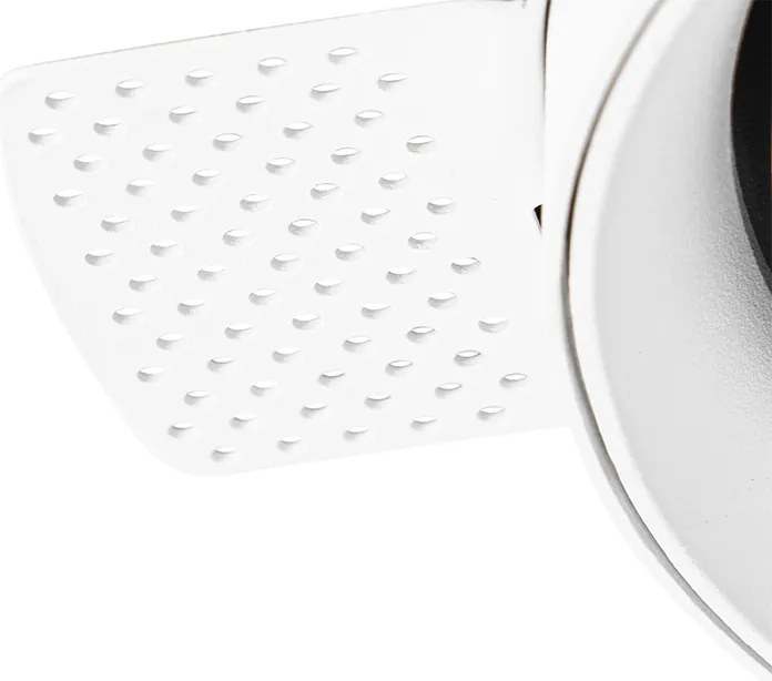 Nowoczesny reflektor wpuszczany biały GU10 AR111 okrągły bez krawędzi - Oneon Honey