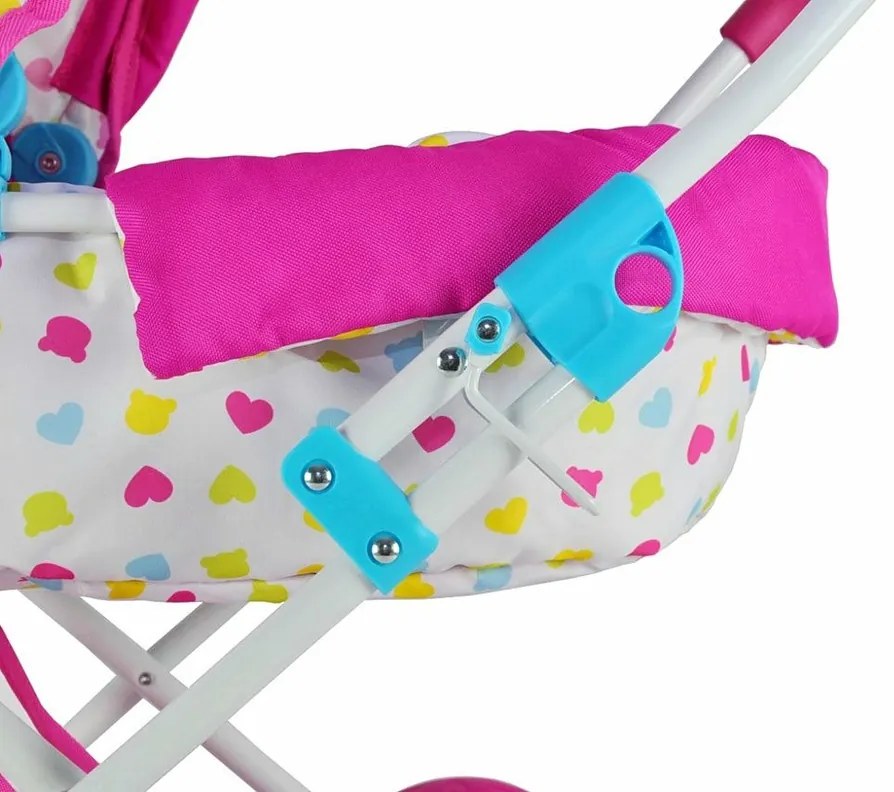 Milly Mally Wózek dla lalek Alice Candy, różowy