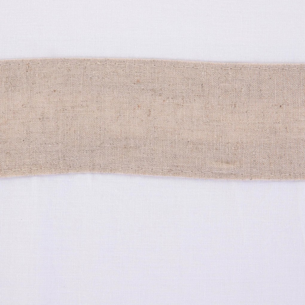 Komplet pościeli z domieszką lnu LAURALINE, 240 x 220 cm