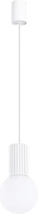Biała lampa wisząca nad wyspę T1-W38