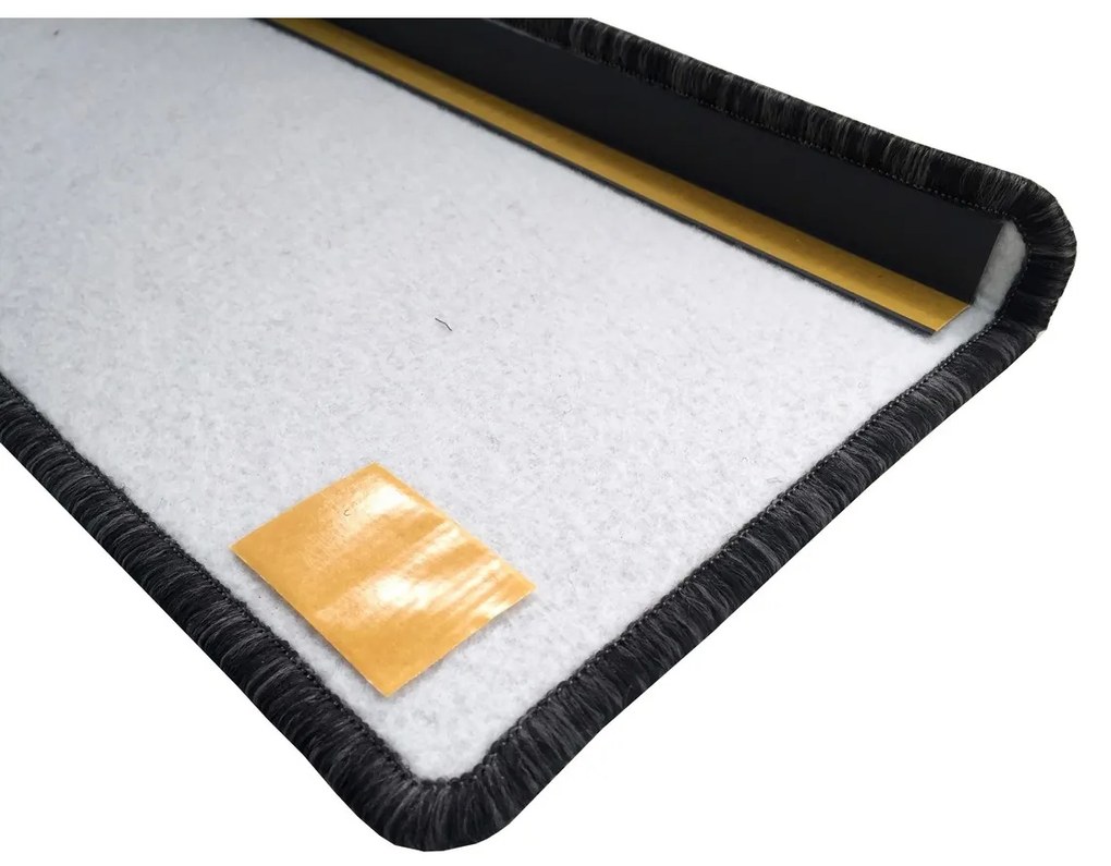 Nakładka na schody Apollo soft prostokąt, antracyt, 24 x 65 cm