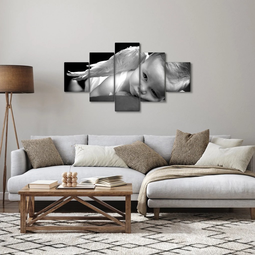 Obraz anioła dziecka (125x70 cm)