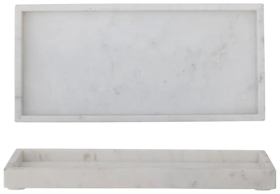 Marmurowa taca dekoracyjna 18x38 cm Majsa – Bloomingville
