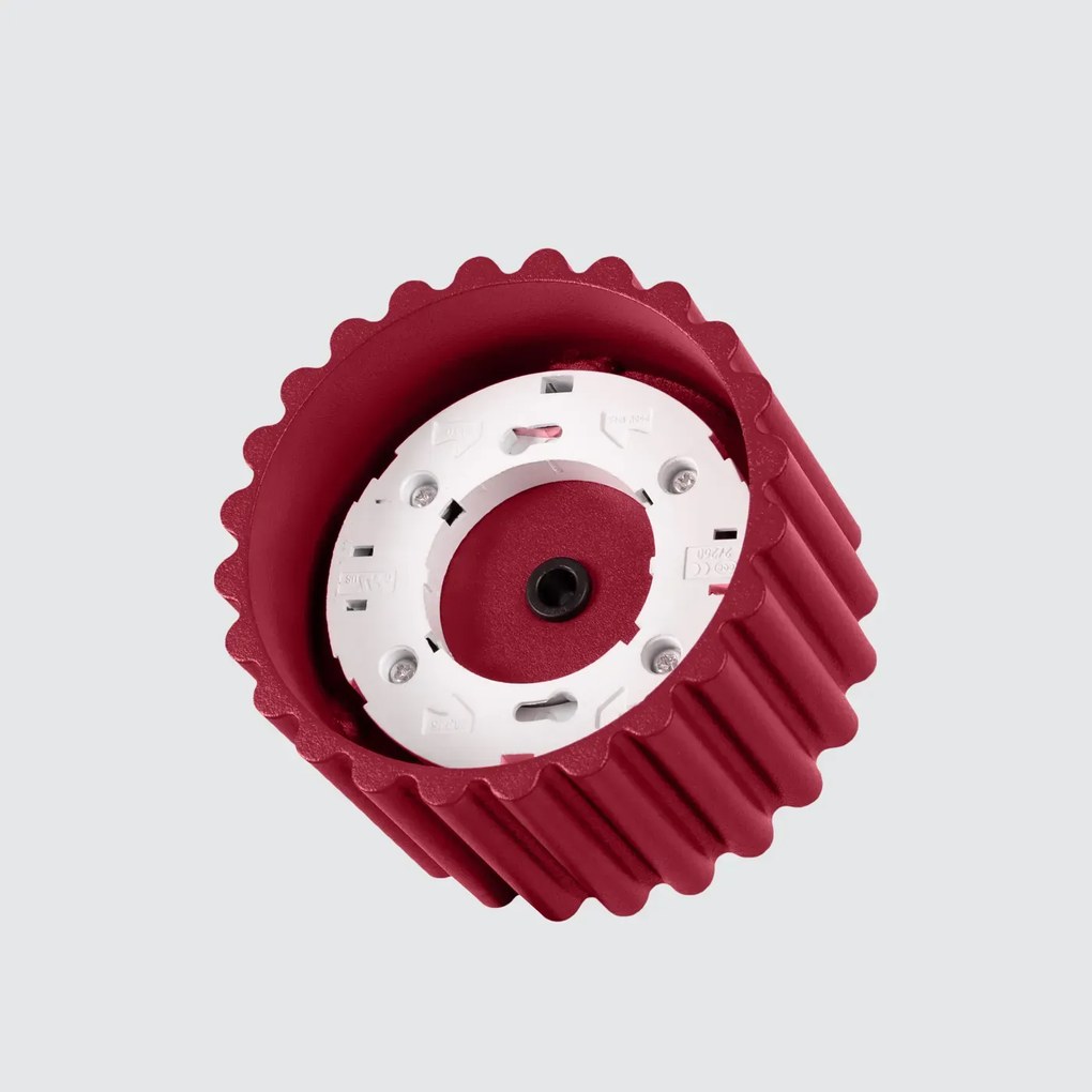 Plafon AURA 1 burgund GX53 ryflowany SOLLUX  LIGHTING