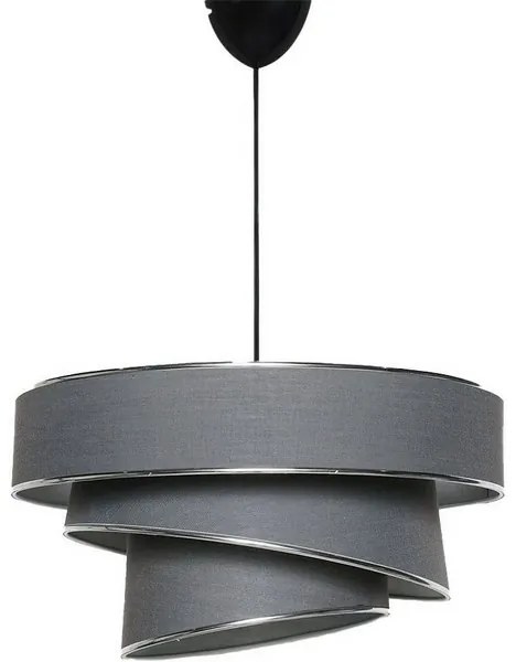 Lampa wisząca Couper - antracyt, srebrny