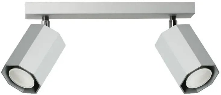 Minimalistyczny plafon metalowy- popiel N3-F34