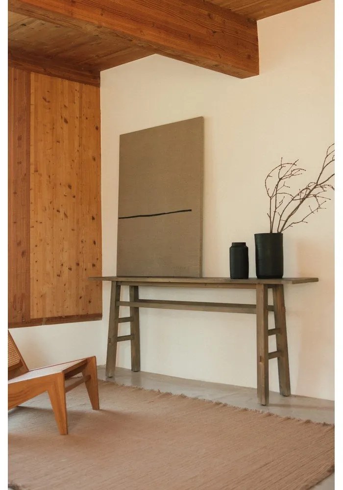 Bawełniany dywan tkany ręcznie w kolorze ochry 170x240 cm Handloom – Lorena Canals