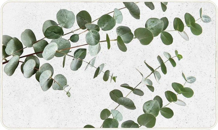 Biały/zielony dywan 45x75 cm Stevia – douceur d'intérieur