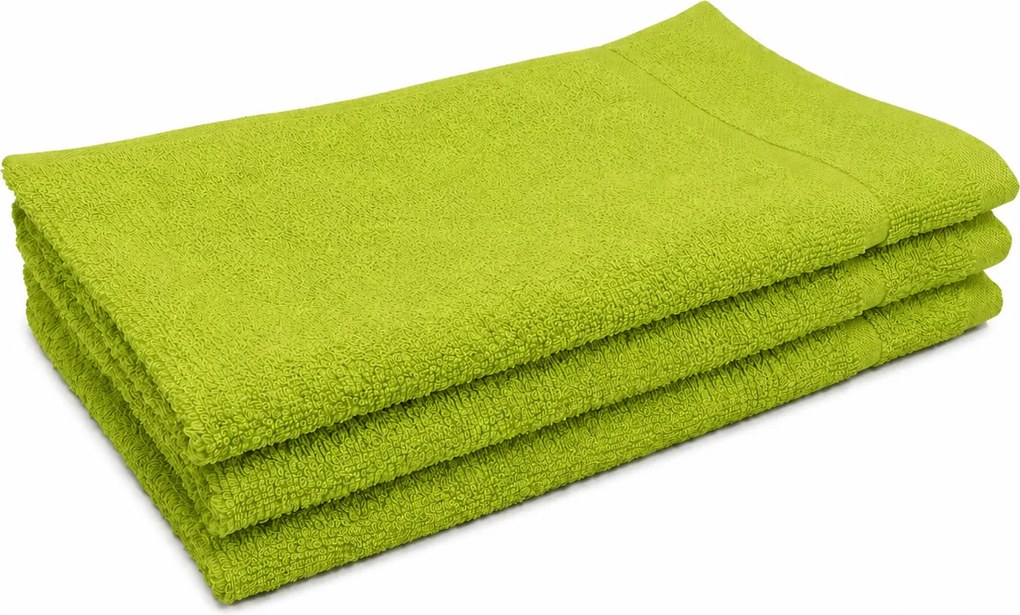 Ręcznik Classic mały jasno zielony 30x50 cm, 100% bawełna