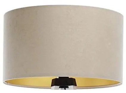 Uniwersalny klosz STANDART E27 pr. 45 cm beżowo-złoty