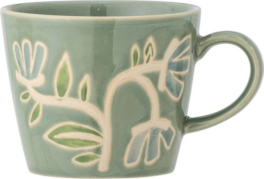 Zielona kamionkowa filiżanka 380 ml Tangier – Bloomingville