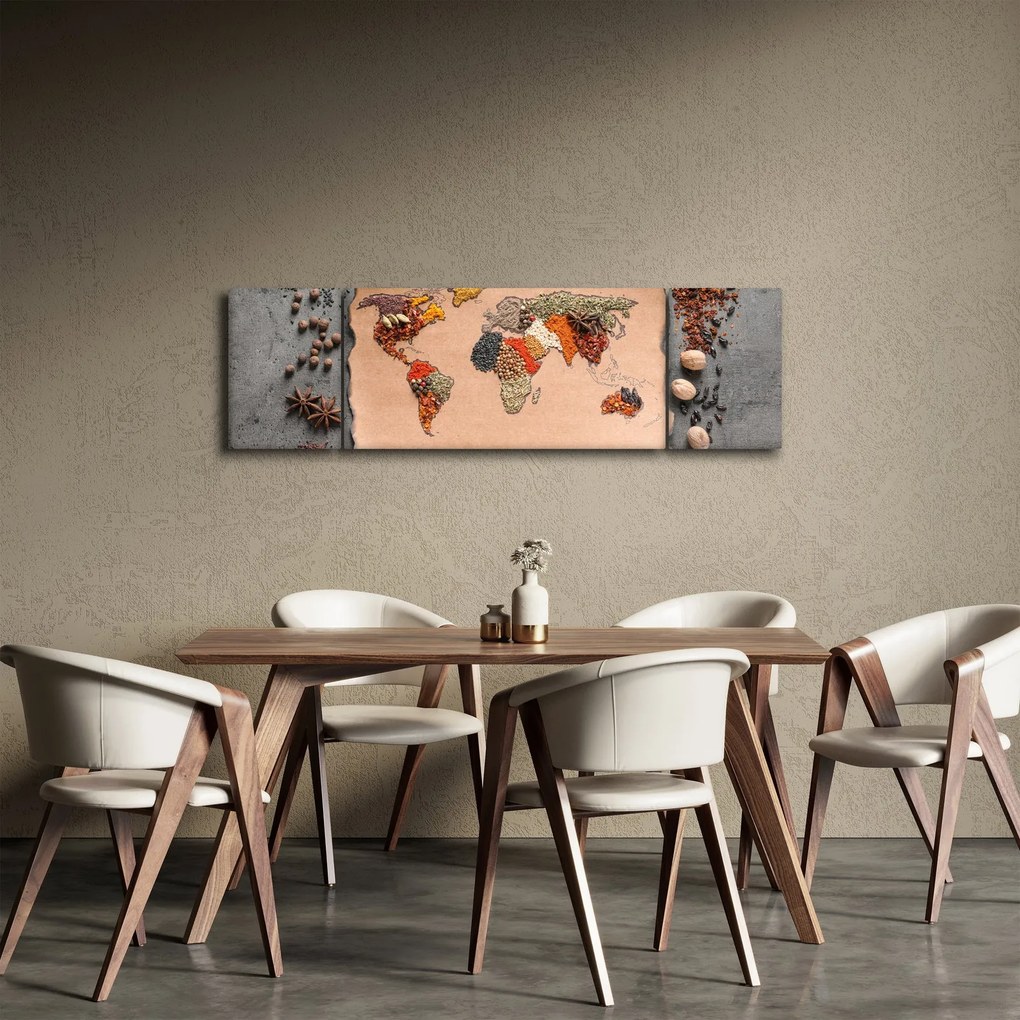 Obraz - Przyprawy świata (170x50 cm)