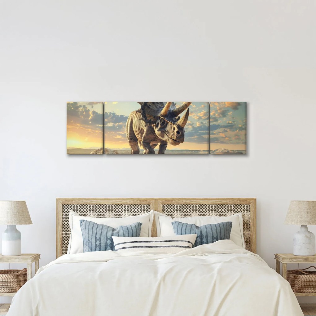 Obraz - Triceratops (170x50 cm)