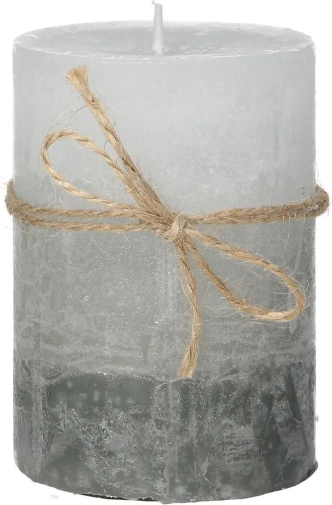 Świeca Silvia 10cm grey