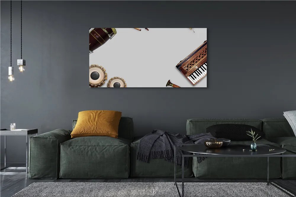 Obraz na płótnie Orkiestra Muzycznych Kształtów
