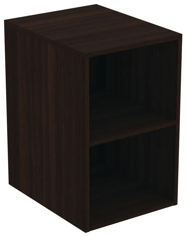 Ciemnobrązowa niska wisząca szafka łazienkowa w dekorze dębu 40x63 cm i.Life B – Ideal Standard