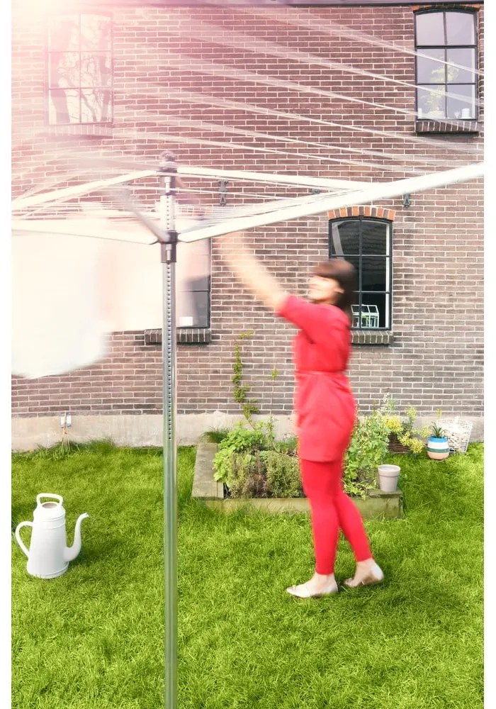 Ogrodowa suszarka na pranie w kolorze srebra 40 m Topspinner – Brabantia