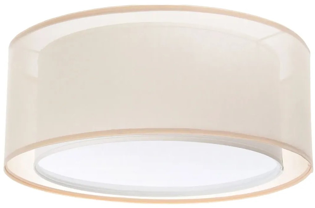 Kremowy minimalistyczny plafon sufitowy - 5X S437 S2-M68