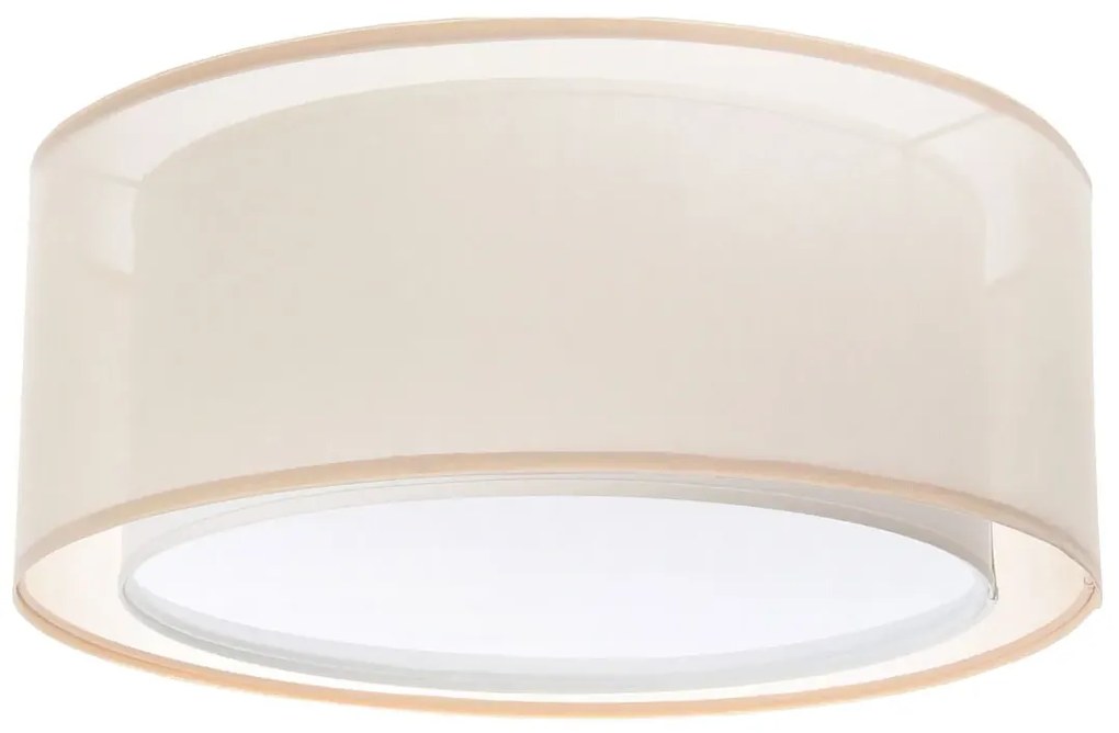 Kremowy minimalistyczny plafon sufitowy - S437-Vilena