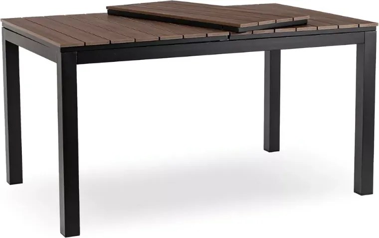 Stół ogrodowy rozkładany Lorini metalowy taras loft