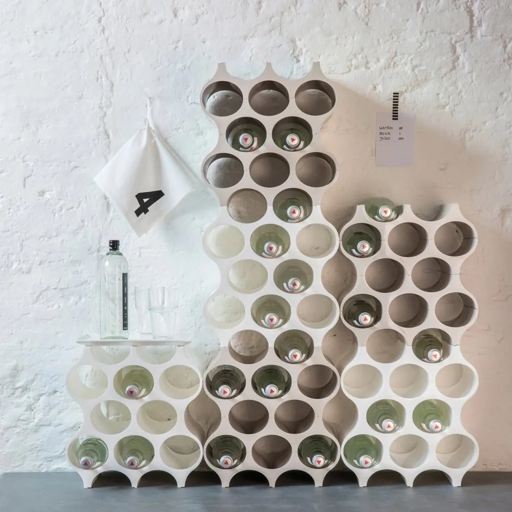 Stojak na wino SET-UP, czarny, Koziol