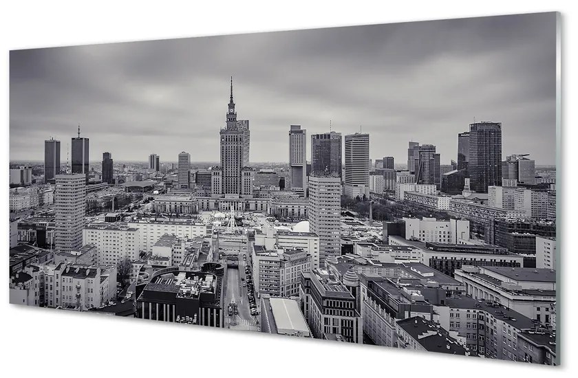 Obraz akrylowy Warszawa Wieżowce panorama