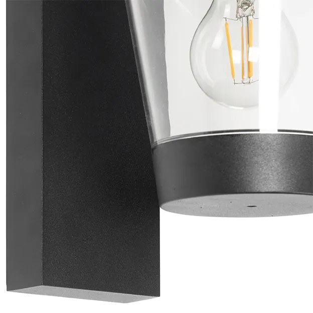 Zewnetrzna Nowoczesna lampa ścienna zewnętrzna czarna IP44 - Joren Nowoczesny Oswietlenie zewnetrzne