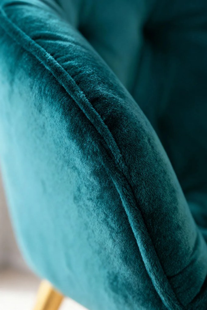 Krzeso Zandel w kolorze zotego aksamitu