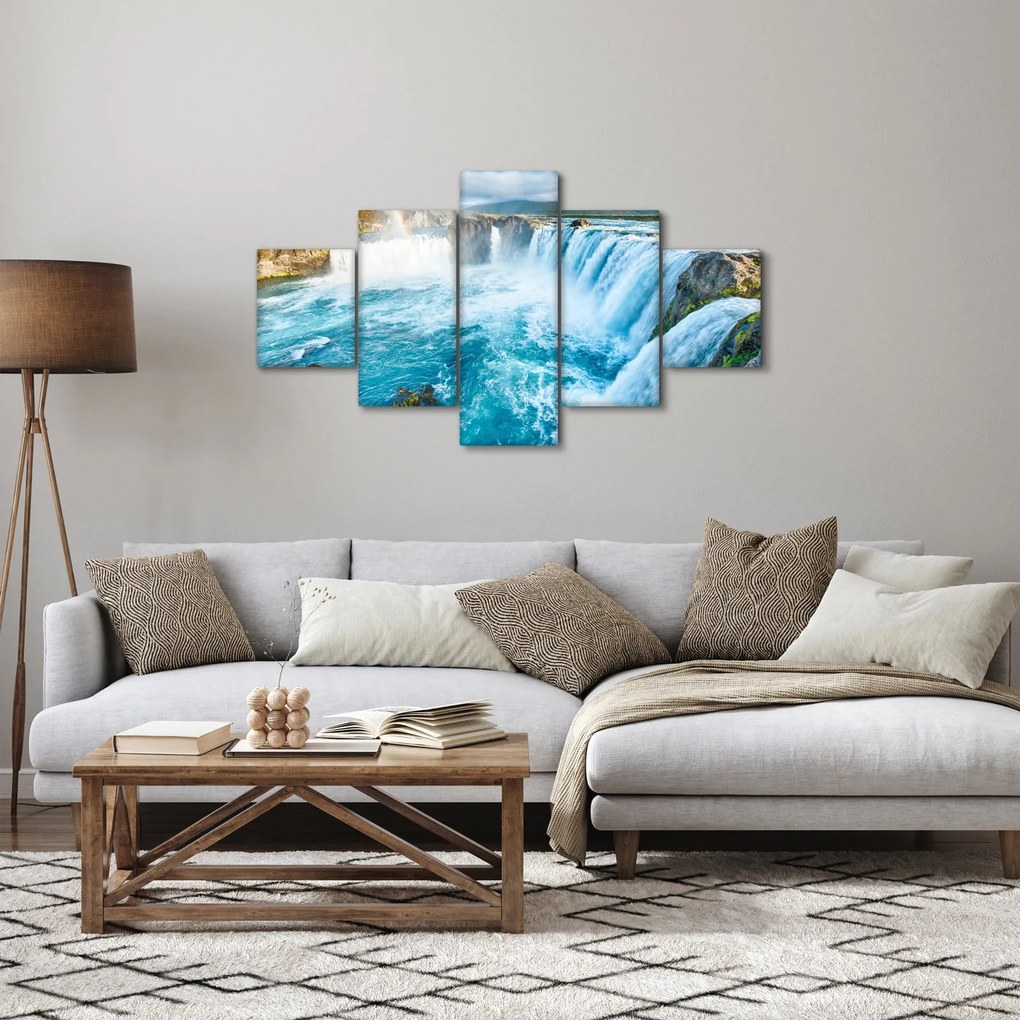 Obraz - Wodospad Godafoss (125x70 cm)