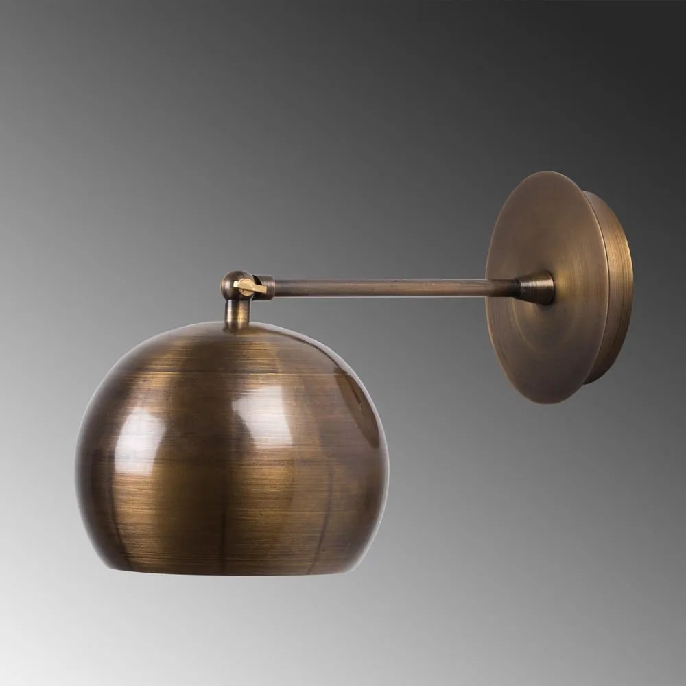 Kinkiet w kolorze brązu ø 15 cm Sivani – Opviq lights