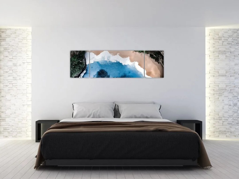 Obraz plaży Nusa Penida, Indonezja (170x50 cm)