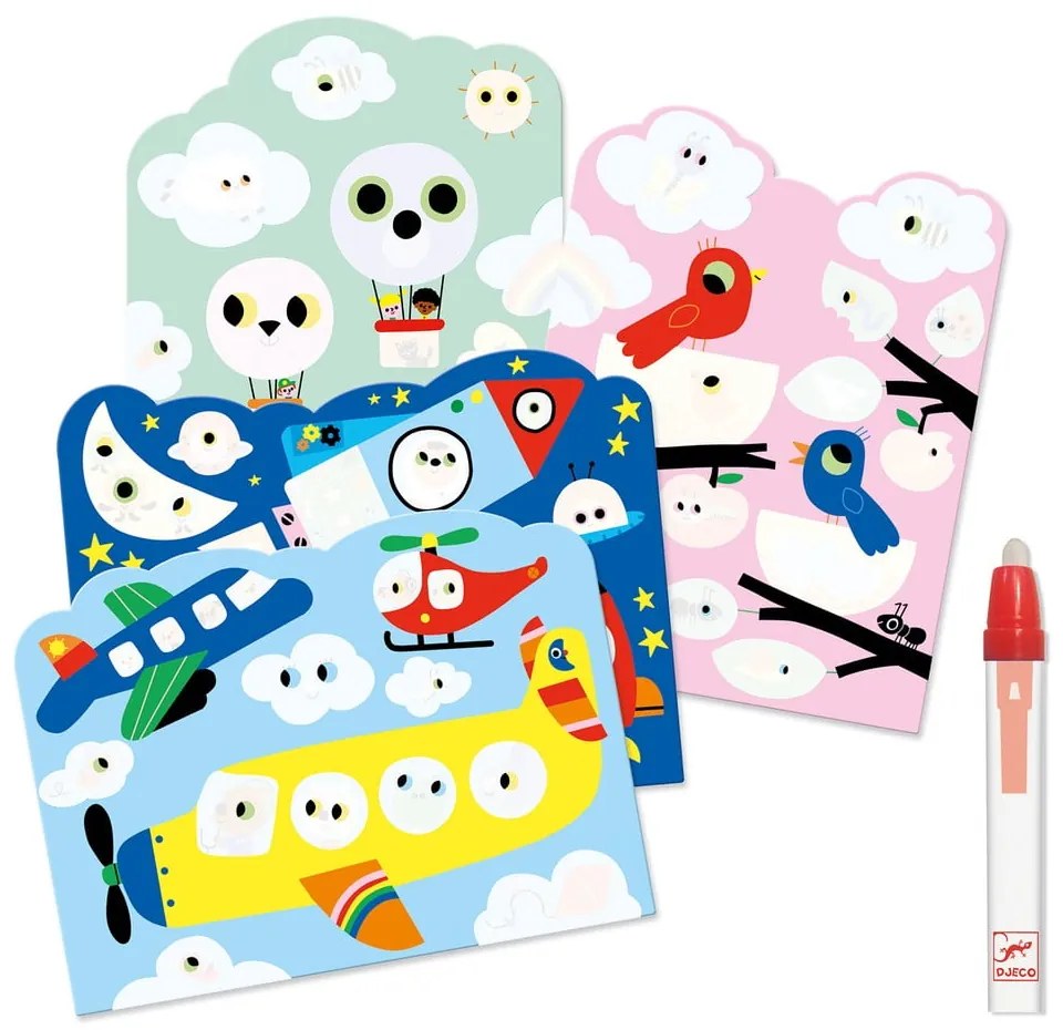 Magiczne kolorowanki wodne Djeco Zwierzątka