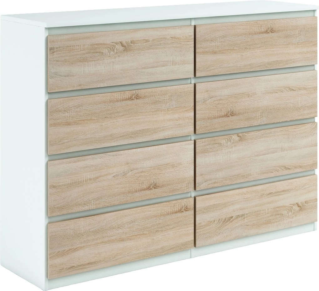 Komoda NUDO 120 cm do Salonu Sypialni Biały