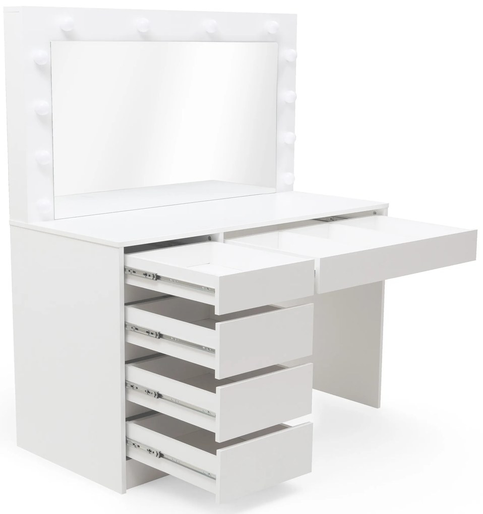 Toaletka Velinio XL 120 cm - biały