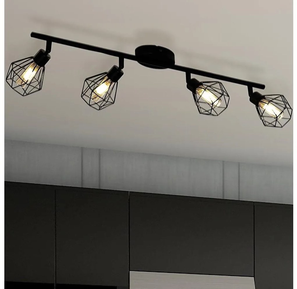 Eglo 55301 - Oprawa punktowa LED ZAPATA 4xG9/3W/230V czarna