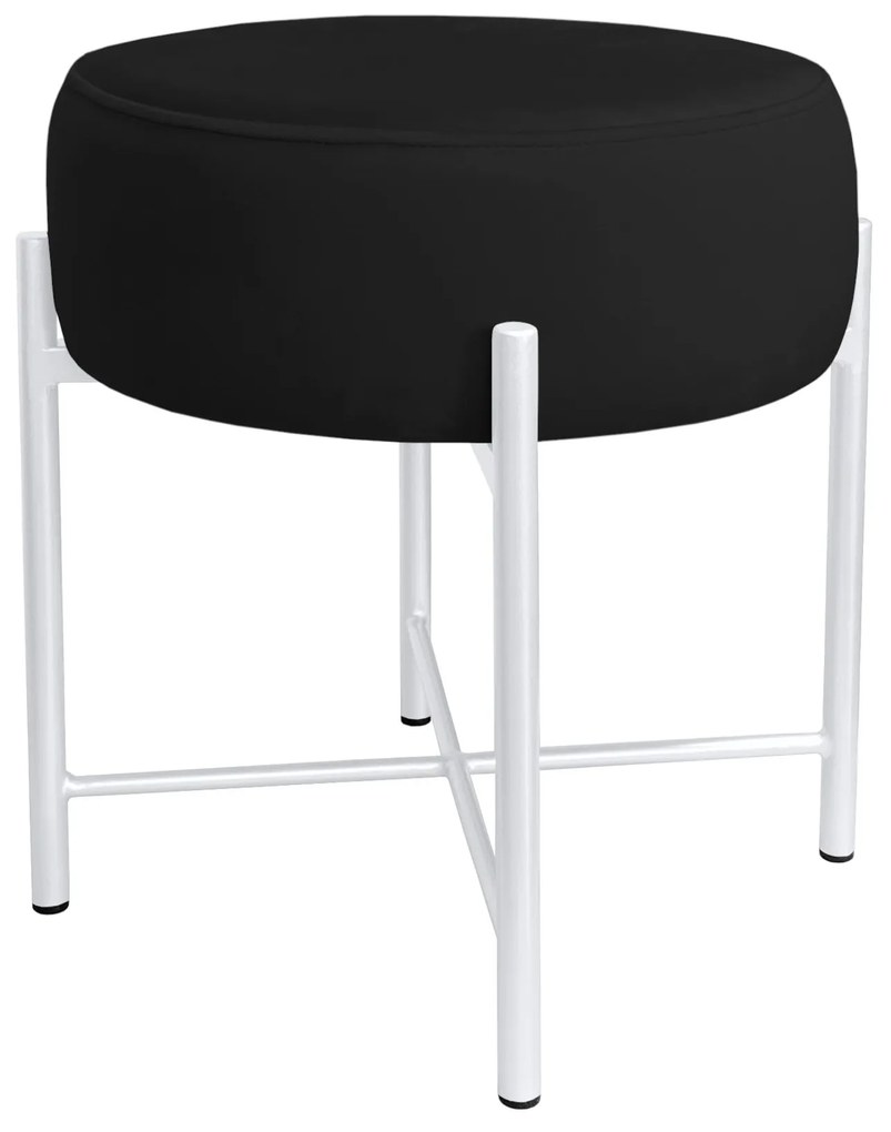 Taboret Pola noga metalowa biała MG19