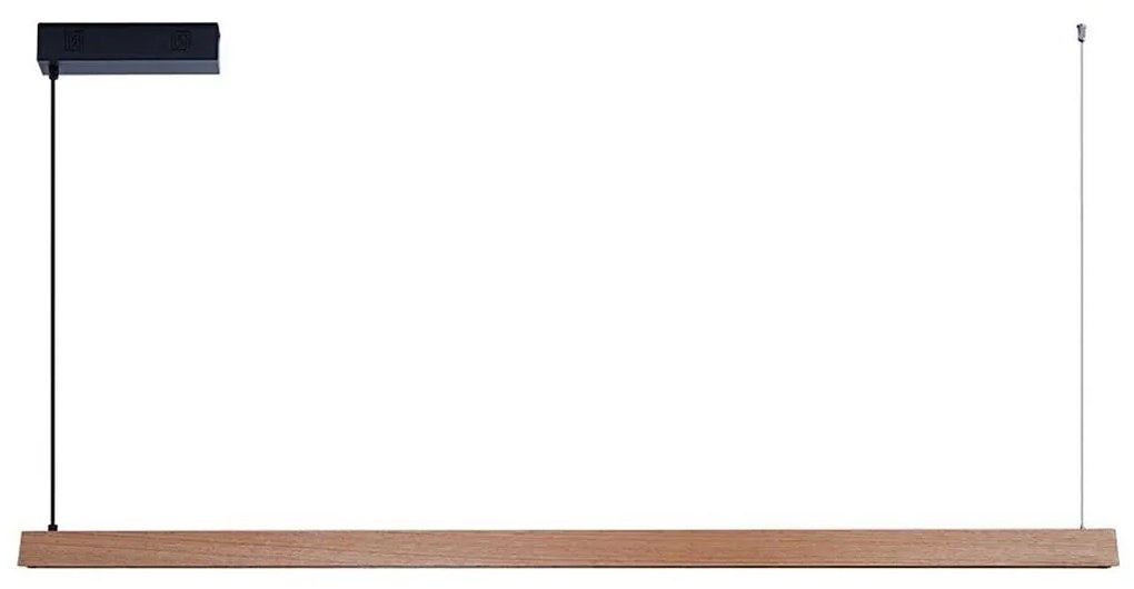 Immax NEO 07304L - LED ściemnialny żyrandol na linkach MADEIRA 33W/230V Wi-Fi Tuya 152 cm dąb