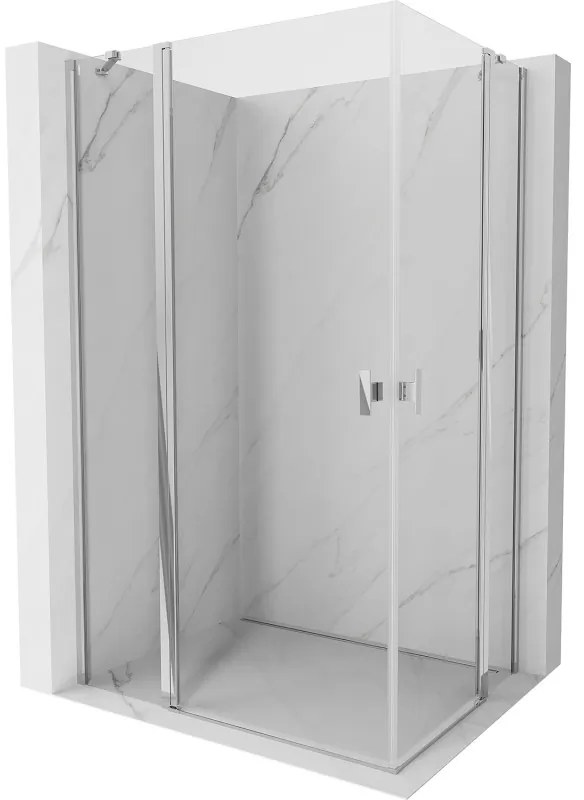 Mexen Mist Duo kabina prysznicowa uchylna 75 x 70 cm, transparent, chrom - 8A4-075-070-01-00
