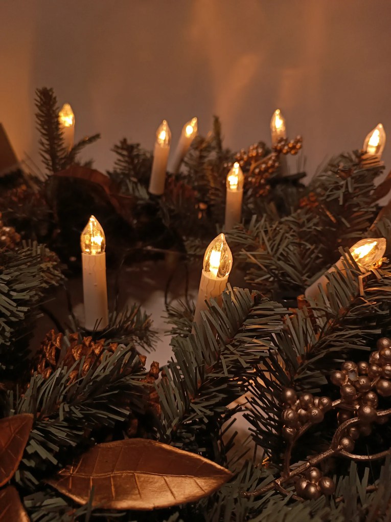 Świeczki dekoracyjne, 30 LED, wewnętrzne