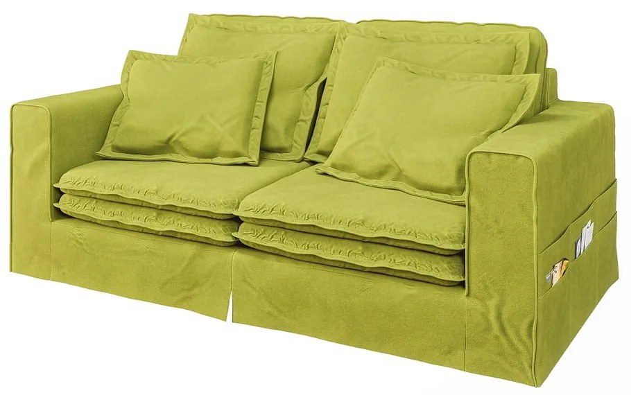 Jasnozielona sofa 196 cm Nora – Ropez