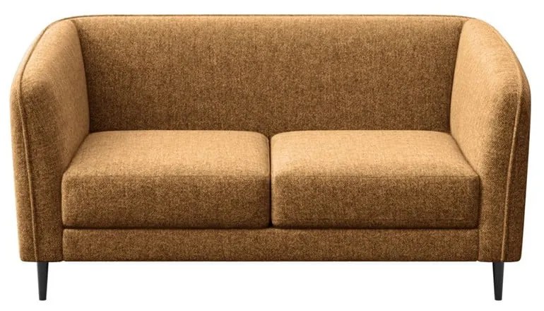 Żółta sofa 160 cm Galbe – Ghado