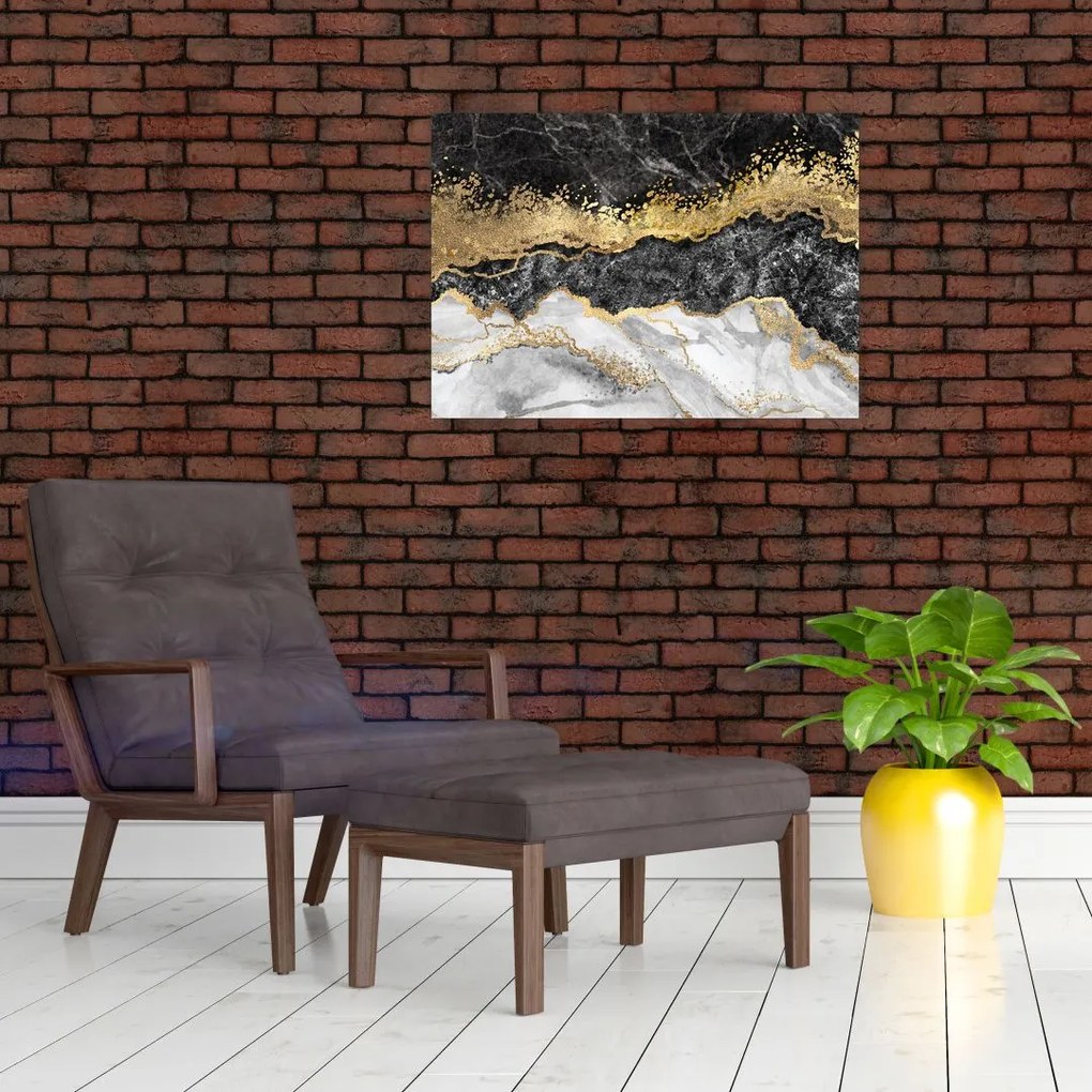 Obraz na szkle - marmur (70x50 cm)