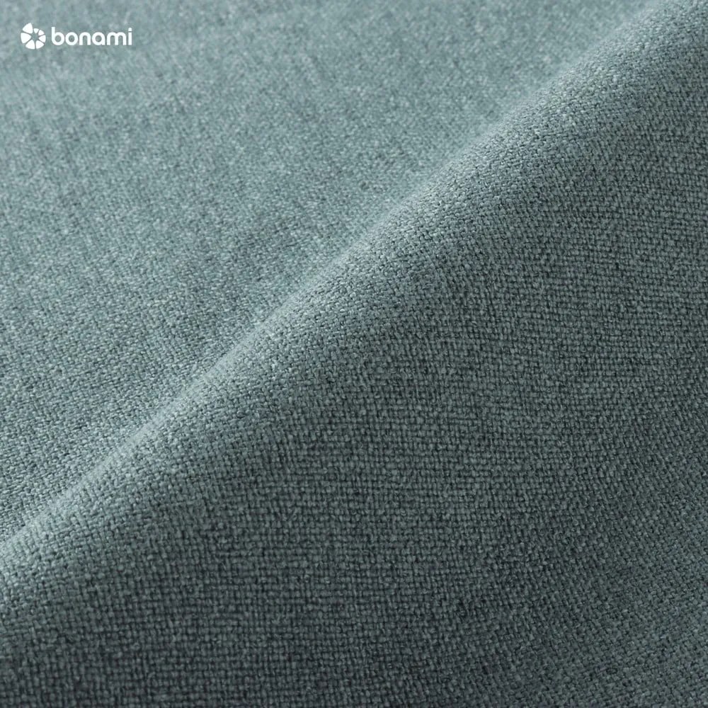 Szaroniebieskie tapicerowane łóżko dwuosobowe ze schowkiem ze stelażem 180x200 cm Mattis – Meise Möbel