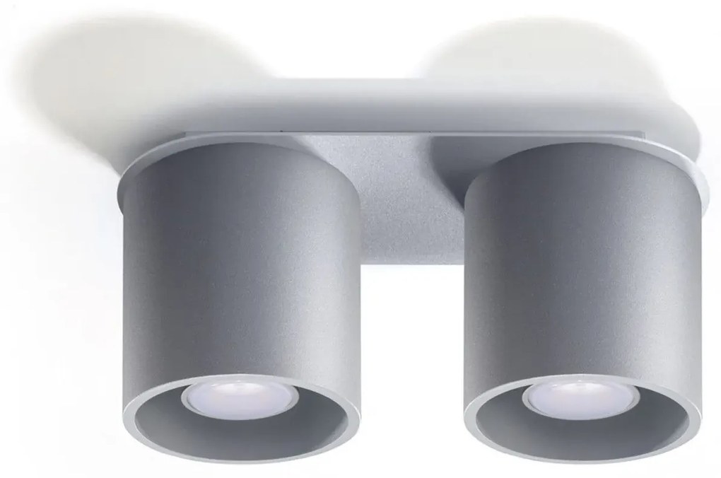 Podwójny plafon LED E761-Melvis - szary