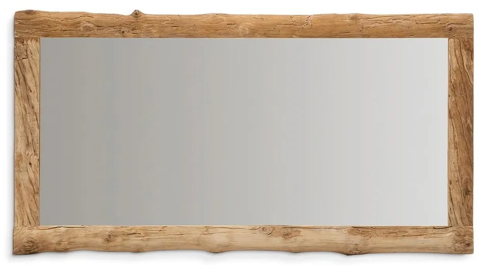 Lustro ścienne z drewnianą ramą 105x200 cm Ibro – Kave Home
