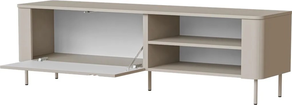 Stolik RTV 160 cm z geometrycznym wzorem Tirante RTV-1 Halmar, kaszmir