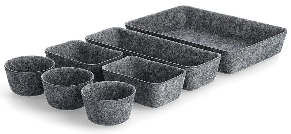 Filcowe pojemniki do organizacji, 8 szt.
