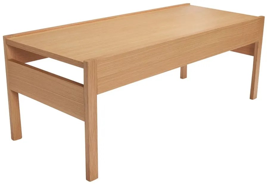 Stolik z blatem w dekorze dębu 50x120 cm Forma – Hübsch